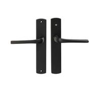 Bricard 879082 - Par de asas (zamack en placa eVidence, puerta interior sin llave, color negro mate