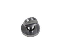 Bricard 900056 900056-Par de rosetas (zamak, Puerta de baño y Aseo), Plata
