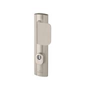 Bricard 9910051 - Juego de asas para puerta de entrada (para cilindro europeo), color acero inoxidable