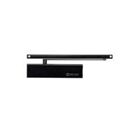 Bricard - Cierrapuertas 6451253 negro Fuerza 1-3. Brazo con cremallera.