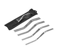 Brick Jointer Tools | 4-Piece S-Shaped Stainless Steel | Masonry Cement Tuck Pointing Tools | Ideall For Building Wall Sidewalk Chimney Driveway Patio Stone Concrete Cement Mortar