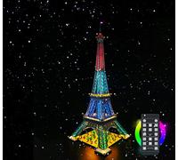 Brick Shine GC Kit de Luces para Torre Eiffel 10307 (Juego de no Incluido) (Control Remoto)