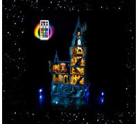 Brick Shine Kit de luces GC para Lego Castillo Hogwarts: la torre principal 76454 (el juego de ego no está incluido) (control remoto)