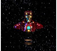 Brick Shine Kit de luz GC para Lego Iron Man MK4 Busto 76327 (el juego de LEGO no está incluido) (control de luz)