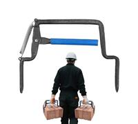 Brick Tongs, Heavy Duty Paver Lifting Claw, Adjustable Steel Carrying Tool, 20,5-29,5 cm, Ergonómico Construction Gripper, Garden Home Renovation Use Projects and Construction