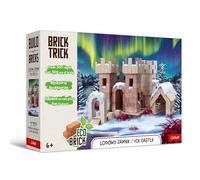 Brick Trick Trefl Castillo de Hielo/Ice Castle - Construye con Ladrillos, Bloques Eco de ladrillo Real, 300 Ladrillos, Reutilizables, Juego Creativo para niñas y niños a Partir de 6 años