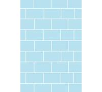 Brick Wall Pattern Notebook.Blue Edition. 6 x 9 with 100 lined pages. Ideal for working, drawing and jotting down fun ideas! Both kids and adults are able to use this fun notebook!