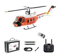 Brickaro 1/34 Escala F07H UH-1 Huey RC Helicóptero, 8CH helicóptero sin escobillas, GPS, soporte de altura, flujo óptico, gas ajustable