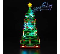 BrickBling Juego de Luces LED Compatible con Árbol de Navidad Lego, Kit de Iluminación Decorativa para 40573 Bloques de Construcción, Luces de Juguete