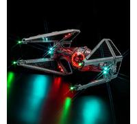 BrickBling Juego de luces LED compatible con Lego 75382 TIE Interceptor, juego de iluminacin decorativa compatible con Lego TIE Interceptor Juguetes creativos - Versin estndar