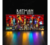 BrickBling Juego de luces LED compatible con Lego 76271 Batman: The Animated Series Gotham City, Kit de luz LED con diodos emisores de luz, para modelo de Lego Batman: The Animated Series Gotham City