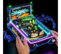 BrickBling Juego de luces LED compatible con Lego Arcade Pinball Machine | (Sin modelo) Juego de iluminación decorativa, fácil montaje e iluminación estable, regalo perfecto para fiestas