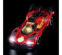 BrickBling Juego de luces LED compatible con Lego Ferrari 499P 77261 | (Sin modelo) Juego de iluminación decorativa, fácil montaje e iluminación estable, regalo perfecto para fiestas
