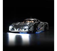 BrickBling Juego de luces LED compatible con Lego Technic Koenigsegg Jesko Absolut Grey Hypercar, juego de iluminación decorativa para 42173 Koenigsegg Jesko Absolut Super Sports Car - Versión
