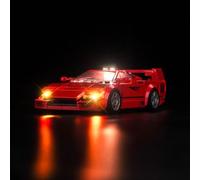 BrickBling Juego de Luces LED Compatibles con Lego Ferrari F40 Supercar (no modelo), Juego de Iluminación Decorativa Compatible con Lego 76934 Ferrari F40 Supercar Juguete Creativo - Versión Estándar