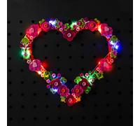 BrickBling Juego de Luces LED para 40638 Heart Ornament, Decoración del Hogar