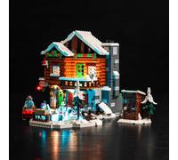 BrickBling Juego de Luces LED para Alpine Lodge (No Lego), Iluminación Decorativa para Icons 10325 Almhütte - Juguete Creativo, Versión Estándar, DE-P55101-10325