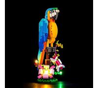 BrickBling Juego de Luces LED para Exotic Parrot 31136 (No Lego), Iluminación Decorativa para Loro Exótico Juguete Creativo