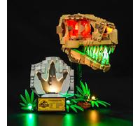 BrickBling Juego de Luces LED para Lego 76964 Dinosaurio Fossils: T. Rex Skull, Iluminación Decorativa para Juguete Creativo (No Lego)