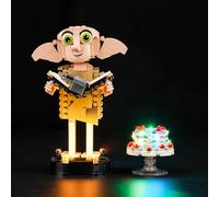 BrickBling Juego de luces LED para Lego Dobby The House-Elf (no Lego), juego de iluminación decorativa para Lego 76421 Harry Potter Dobby el elfo de la casa, juguete creativo, DE-P55601-76421