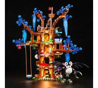 BrickBling Juego de luces LED para Lego Fantastical Tree House 71461 (no Lego), juego de iluminación decorativa para Lego 71461 DREAMZzz Fantastic Tree House Set Creative Toys, DE-P54901-71461