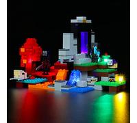 BrickBling Juego de Luces LED para Lego Minecraft El Portal Destruido - Kit DIY e Iluminación (Ningún Modelo Incluido)