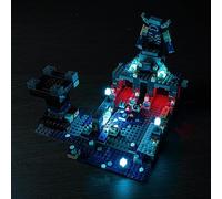 BrickBling Juego de luces LED para Lego Minecraft The Deep Dark Battle (no Lego), juego de iluminación LED para Minecraft Lego 21246 The Deep Dark Battle Juguetes creativos para niños y adultos