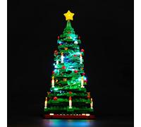 BrickBling Juego de luces navideñas LED para iluminación navideña Lego (sin Lego) Juego de luces decorativas para Lego 40573