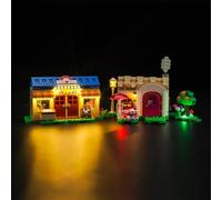 BrickBling - Kit de iluminación LED para Animal Crossing Nooks Tienda y Sophie Maison Set - Decorativo para Lego 77050 Nook's Cranny & Rosie's House