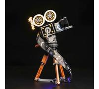 BrickBling Kit de iluminación LED para cámara Lego 43230 - Homenaje a Walt Disney (sin Lego), kit de iluminación decorativa para cámara Lego Disney Walt Disney Tribute - Versión estándar