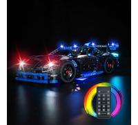 BrickBling Kit de luces de mando a distancia para Lego Porsche GT4 e-Performance Race Car 42176, juego de iluminación LED para Lego Porsche GT4 e-Performance Race Car juguete creativo