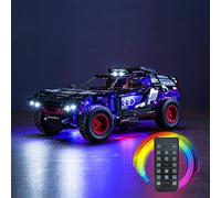 BrickBling Kit de luces de mando a distancia para Lego RS Q e-tron, juego de iluminación LED para el 42160 RS Q e-tron juguete creativo para adultos y niños