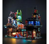 BrickBling Kit de luces LED para Lego Ninjago City Markets, iluminación creativa compatible con Lego 71799-Sin modelo, solo luces