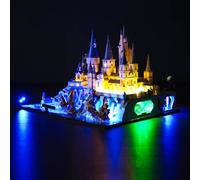 BrickBling Kit de luces para Lego Hogwarts Castle and Grounds 76419 (no Lego), juego de iluminación decorativa para Lego Harry Potter Hogwarts Castle and Grounds Creative Toys - Versión estándar