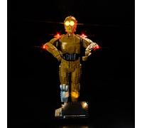 BrickBling Kit de luz compatible con Lego C-3PO (no modelo), juego de iluminación LED compatible con Lego 75398 C-3PO juguete creativo