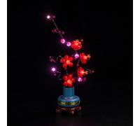 BrickBling Kit de luz compatible con Lego Plum Blossom 10369, juego de iluminación decorativa compatible con Lego Icons Flor de Ciruelo Flor Decoración Juguetes creativos