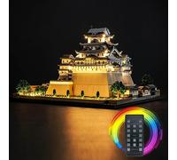BrickBling Kit de luz de mando a distancia compatible con Lego 21060 Himeji Castle, juego de iluminación LED compatible con Lego Architecture Castillo Himeji