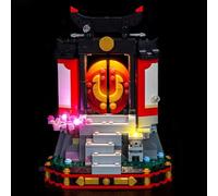 BrickBling Kit de luz LED compatible con Lego NINJAGO Ninja Character Display 15th Anniversary 71866-Sin modelo, solo luces