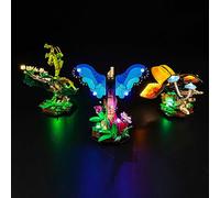 BrickBling Luces LED Compatibles con Lego 21342 The Insect Collection, Juego de Iluminación Decorativa, Diodo Emisor de Luz, 10 LED, 5V, USB y Batería