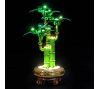 BrickBling Luz compatible con la decoración de plantas de bambú Lego Lucky | Iluminación LED compatible con Lego 10344, ilumina tu colección botánica (sin juego de modelos)