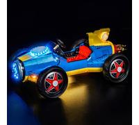 BrickBling Luz compatible con Lego Mario Kart - Luigi & Mach 72050, solo luces, no viene con modelo (luz de versión clásica)