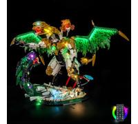 BrickBling Luz compatible con Lego NINJAGO Ultra Dragon Battle | Kit de iluminación LED compatible con Lego 71872, modelo excluido