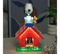 BrickBling Luz compatible con Lego Peanuts: Snoopy's Doghouse, iluminación LED compatible con Lego 21368, excluyendo el modelo (luz de versión clásica)