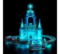 BrickBling Luz LED compatible con el castillo de hielo de Lego Elsa y aventura de paseo en nieve 43281, no viene con juego de construcción