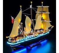 BrickBling Luz LED compatible con Lego Icons The Endurance Ship, compatible con Lego 10335 para adultos, sin modelo (versión clásica)