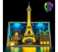 BrickBling Luz LED compatible con Lego Paris - Ciudad del amor, kit de iluminación creativo compatible con Lego 21064, no incluye modelo (luz versión RC)