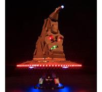 BrickBling Luz LED compatible con sombrero de clasificación Lego Talking 76429, solo kit de iluminación decorativa, idea de regalo compatible con ventiladores de sombreros de clasificación Lego