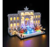 BrickBling Solo iluminación LED, compatible con fuente Lego Trevi | Compatible con Lego Architecture Rome 21062, no viene con modelo (RGB RC versión luz)
