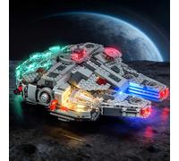 BrickBling Solo luces LED, compatible con Lego Smart Play: Halcón Milenario, kit de luz creativa compatible con Lego 75426, excluyendo el modelo (luz de versión clásica)