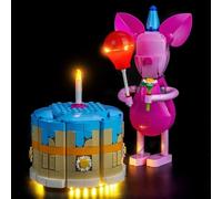 BrickBling Solo luz LED, compatible con Lego Piglet's Birthday Fun 43305, no viene con modelo
